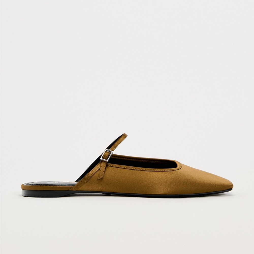 Zara Satin Mules/Slides